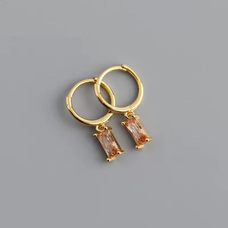 Zircon Drop Huggies
