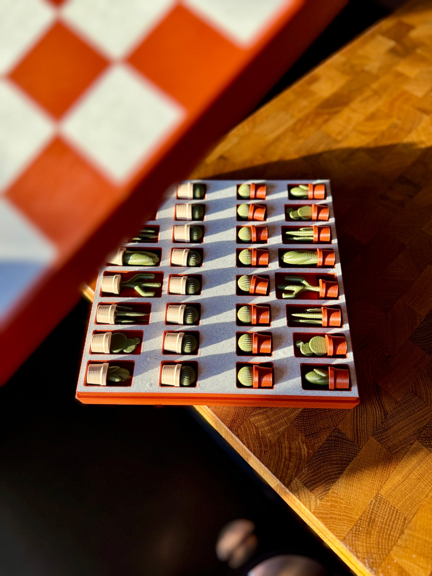 Cacti Travel Chess Board