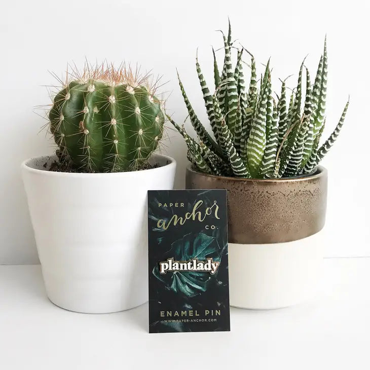Plant Lady Enamel Pin