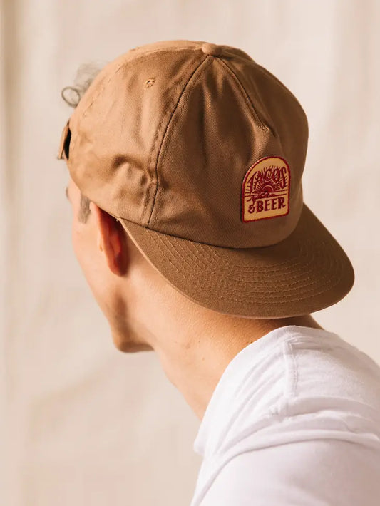Tacos and Beer Vintage Workwear Strapback Hat