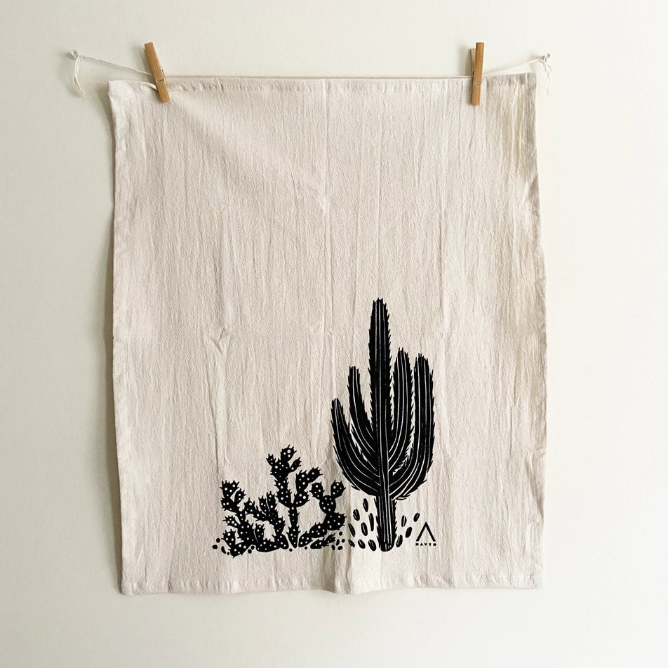 2 Cacti Tea Towel