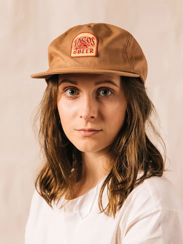 Tacos and Beer Vintage Workwear Strapback Hat
