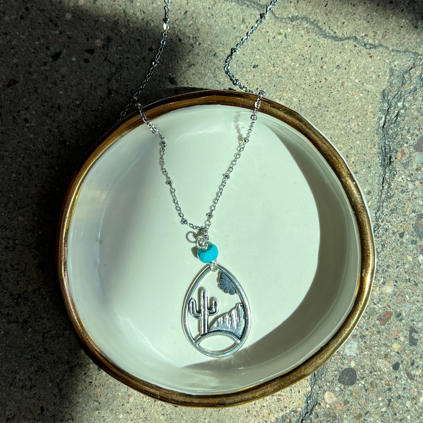 Desert Teardrop Necklace