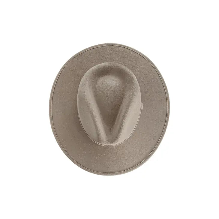 Vegan Suede Rancher Hat - Large
