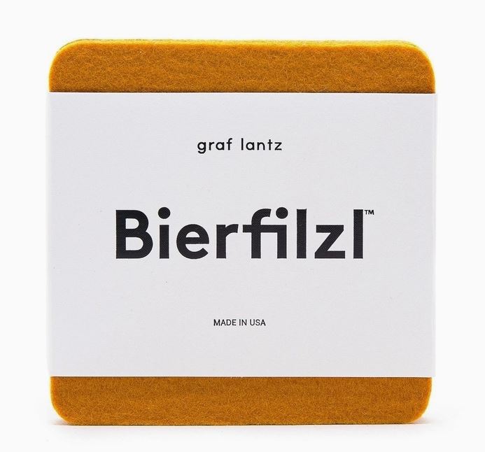 Bierfilzl Merino Wool Felt Coasters - set of 4