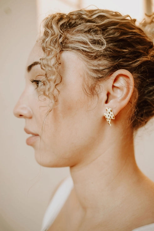Mini Lightning Bolt Studs
