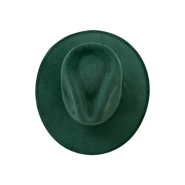Vegan Suede Rancher Hat - Medium