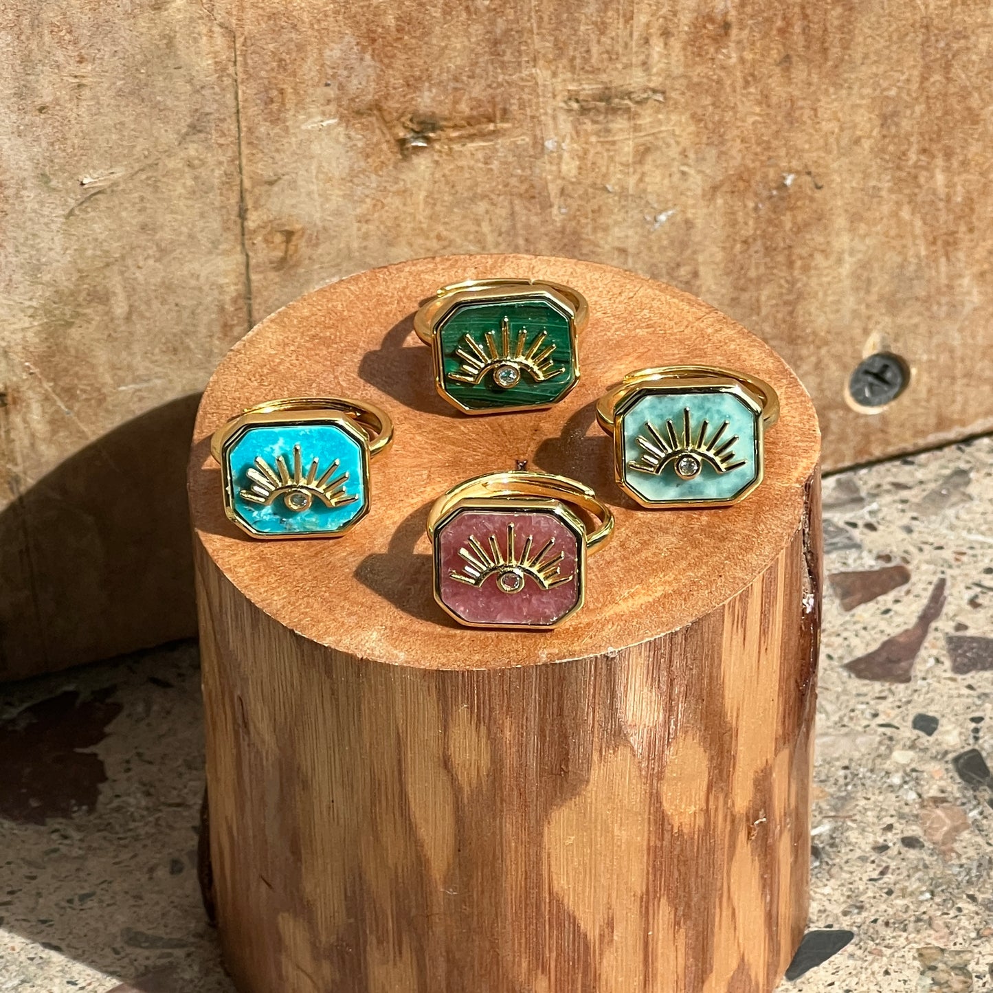 Gemstone Eye Ring Collections