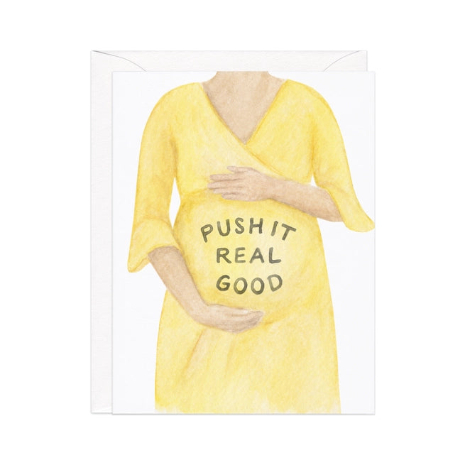 Push It Pregnancy Card