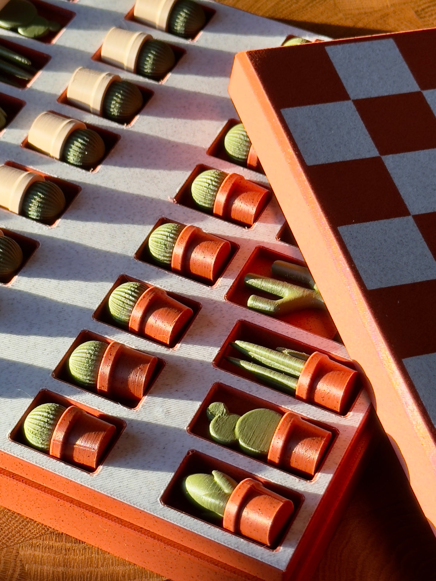 Cacti Travel Chess Board