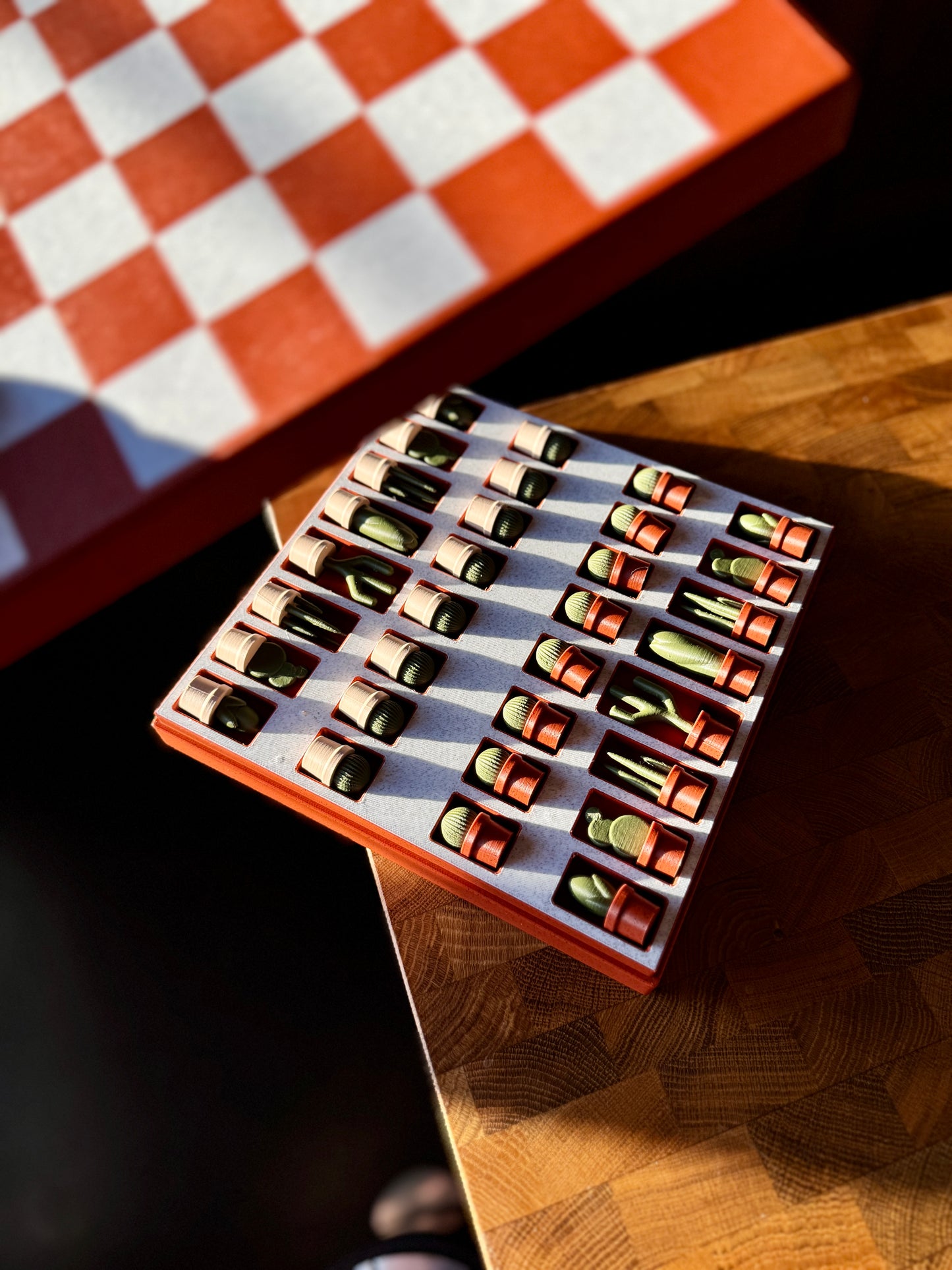 Cacti Travel Chess Board