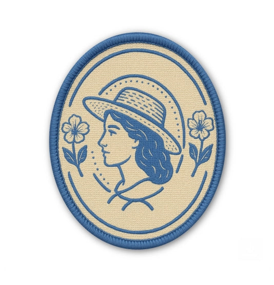 Prairie Bloom Patch Style Sticker