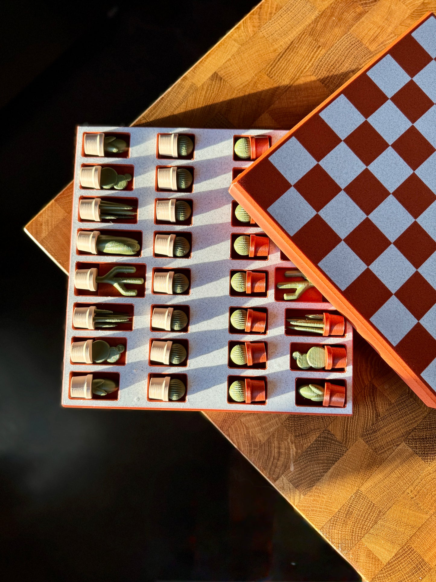 Cacti Travel Chess Board