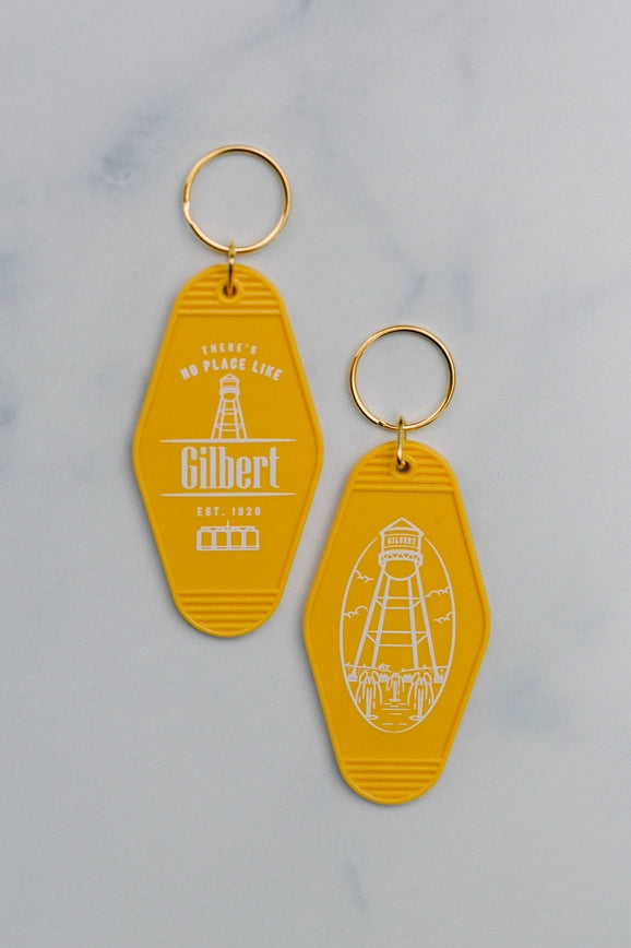 Gilbert Hotel Keychain - Yellow