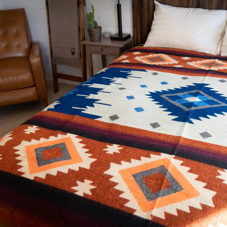 Andean Alpaca Wool Blanket - Moab