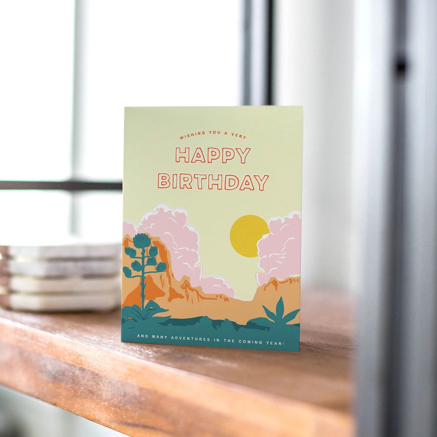 Big Bend Birthday Adventure Greeting Card