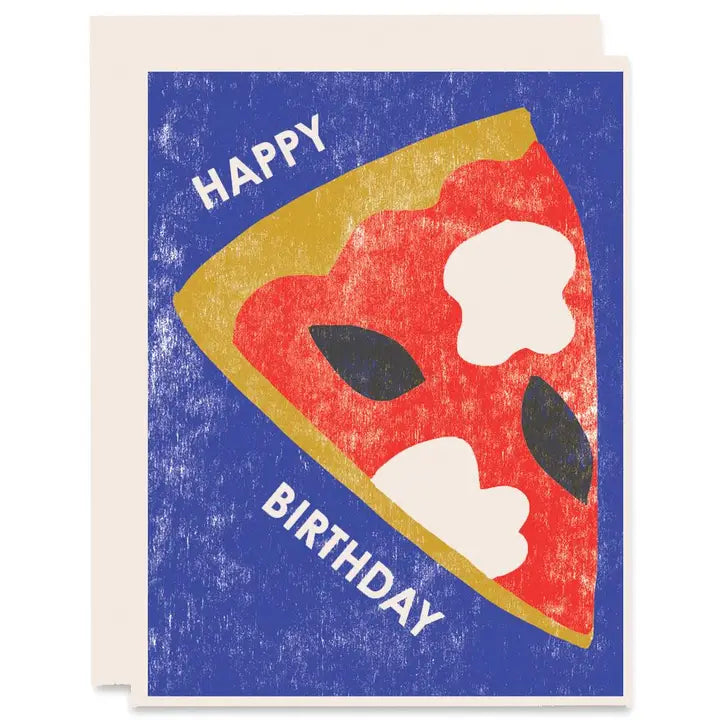 Birthday Pizza Greeting Card