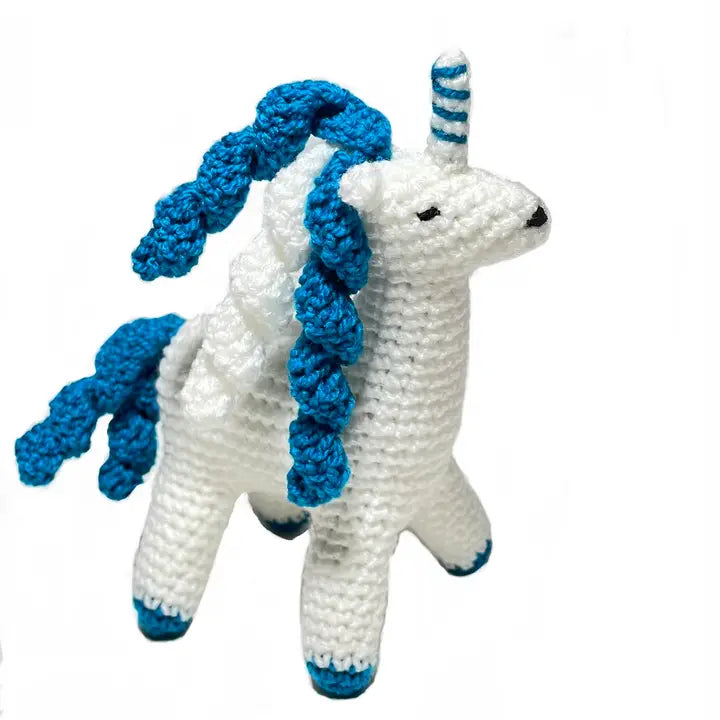 Blue Unicorn Rattle