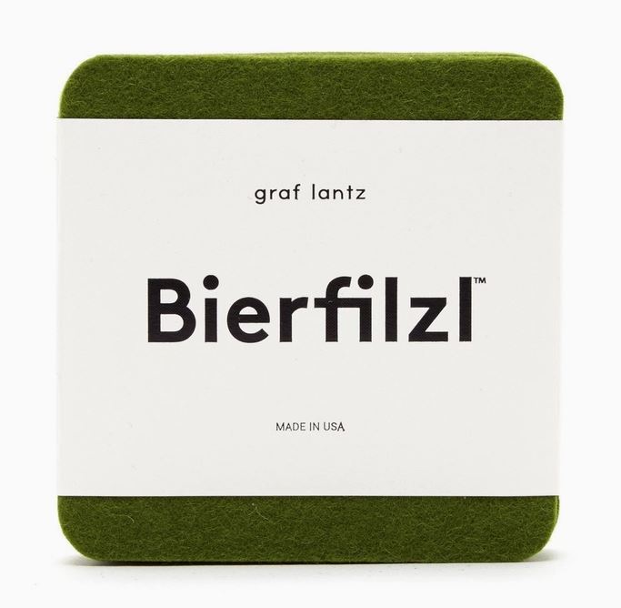 Bierfilzl Merino Wool Felt Coasters - set of 4