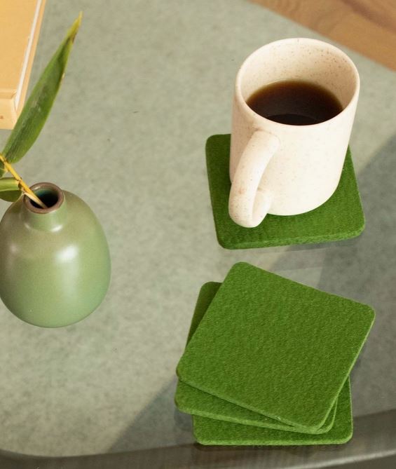 Bierfilzl Merino Wool Felt Coasters - set of 4