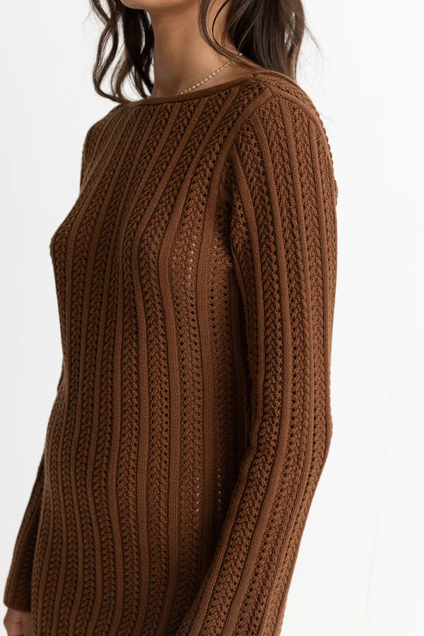 Charlize Long Sleeve Knit Dress