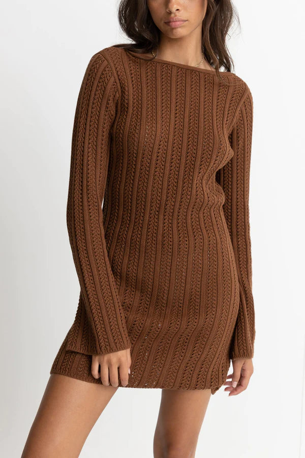 Charlize Long Sleeve Knit Dress