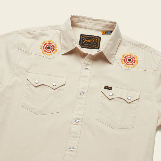 Crosscut Deluxe Snapshirt - Beach Blooms