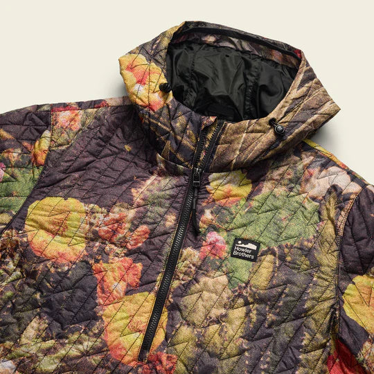 Voltage Quilted Pullover: Cactus Mob