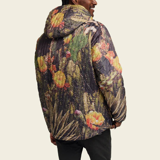 Voltage Quilted Pullover: Cactus Mob