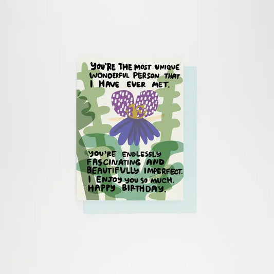 I Enjoy You Birthday Greeting Card