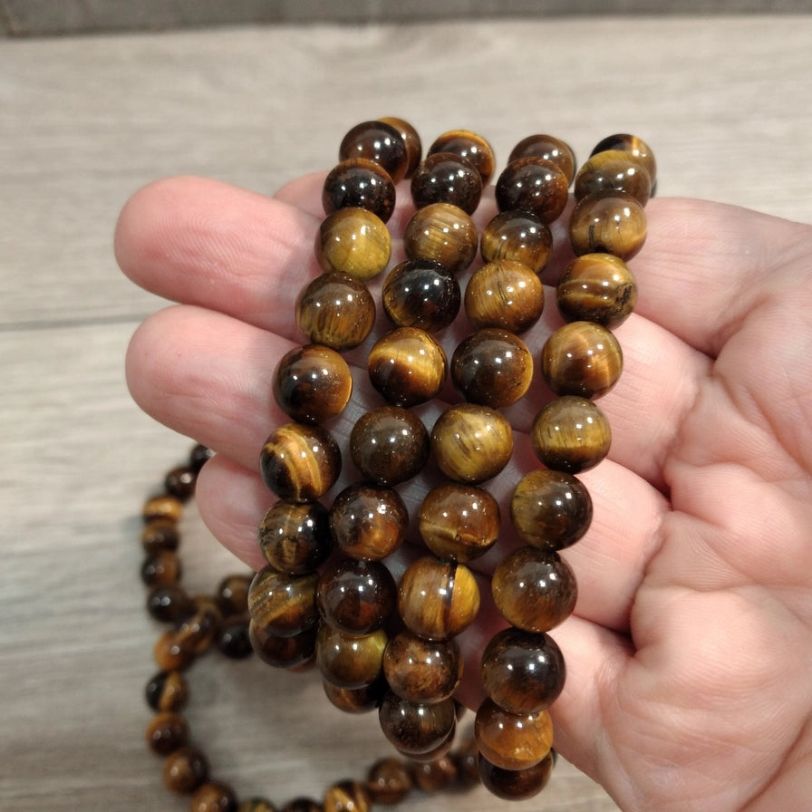 Gemstone 8mm Round Bracelets