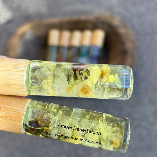 Amber Desert Moon Essential Oil Roller