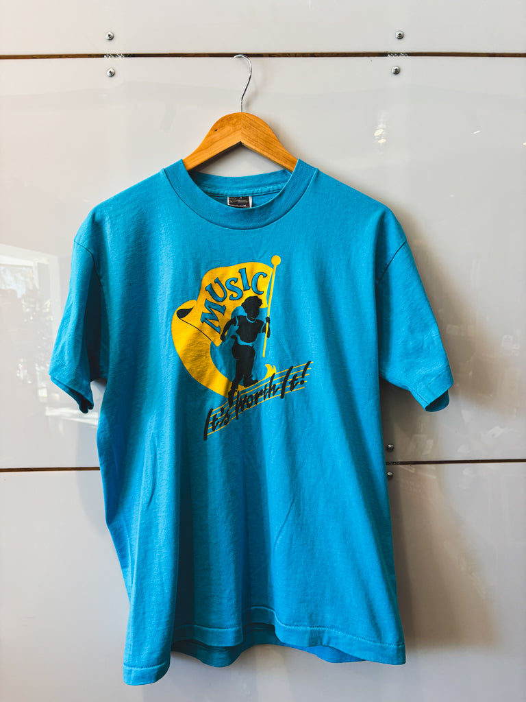 Music, It's Worth It s/s tee - vintage