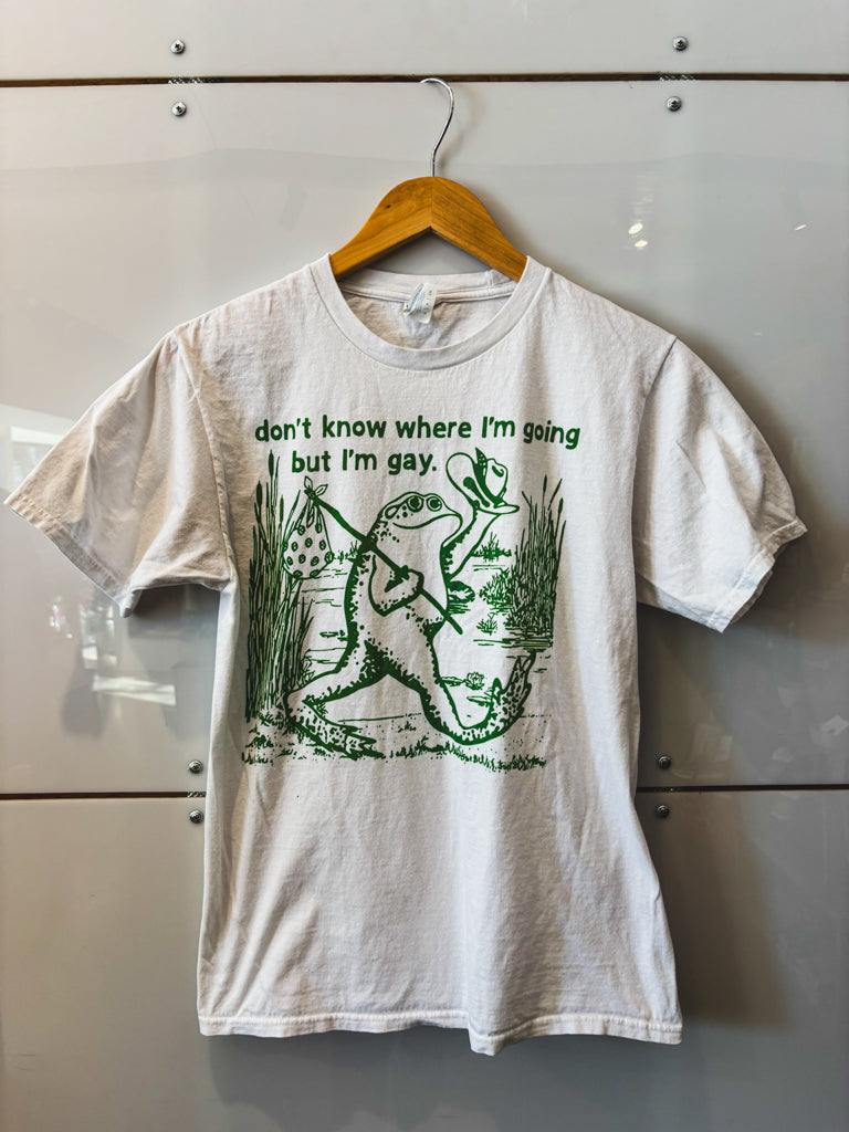 I Don't Know Where I'm Going Gay s/s tee - vintage