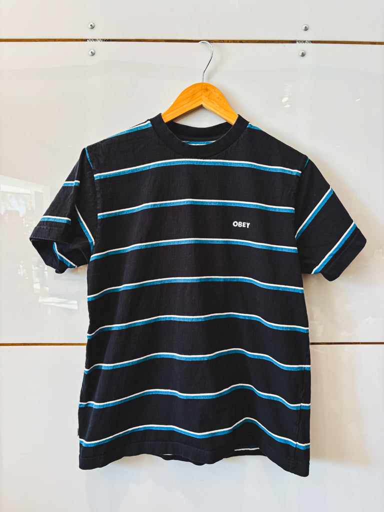 Obey stripe s/s tee - vintage