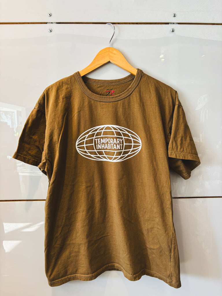 Globe Rothco olive brown s/s tee - upcycled
