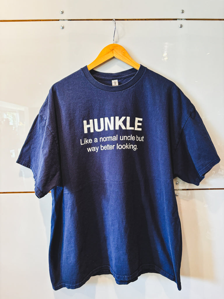 Hunkle navy s/s tee - previously loved