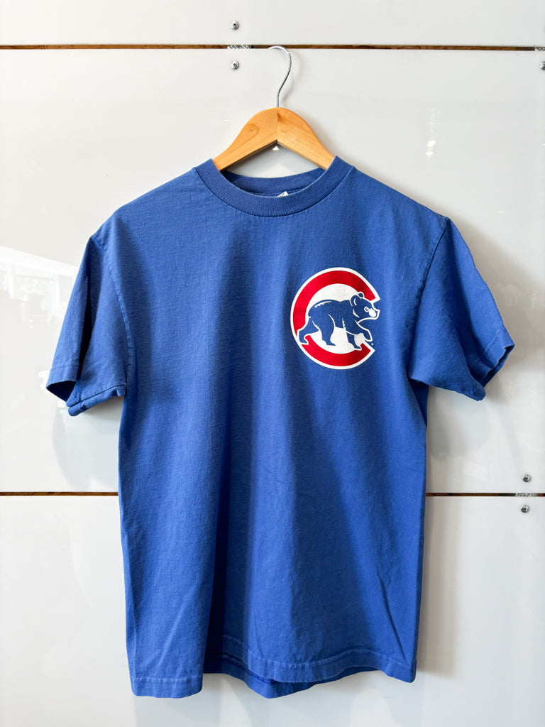 Chicago Cubs small logo blue tee - pre-loved