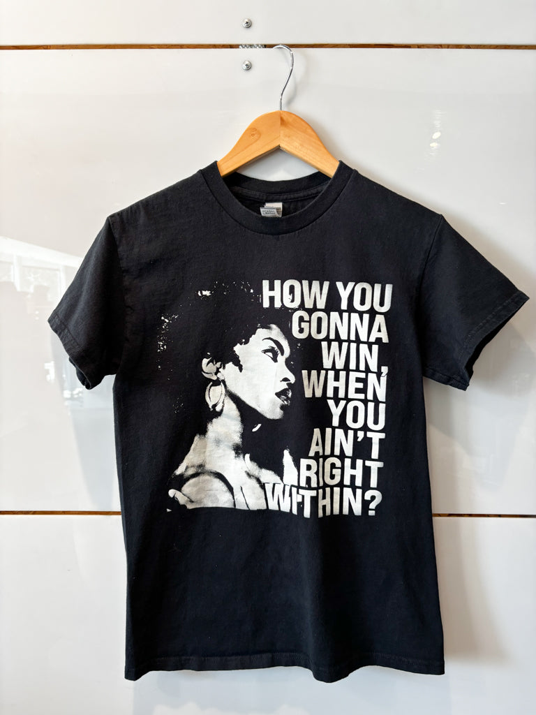 Lauryn Hill How You Gonna Win black tee - pre-loved