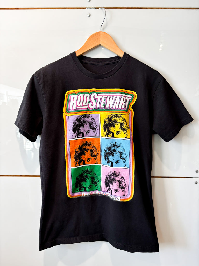 Rod Stewart The Hits Las Vegas black tee - pre-loved select
