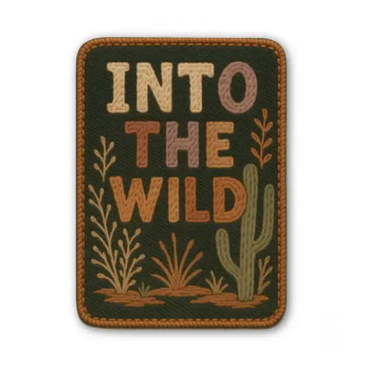 Into the Wild Patch Style Sticker
