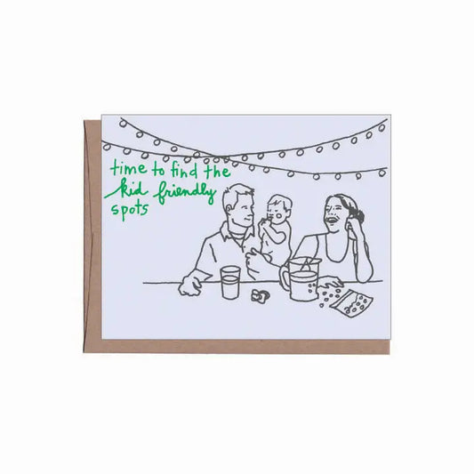 Kid Friendly Baby Greeting Card