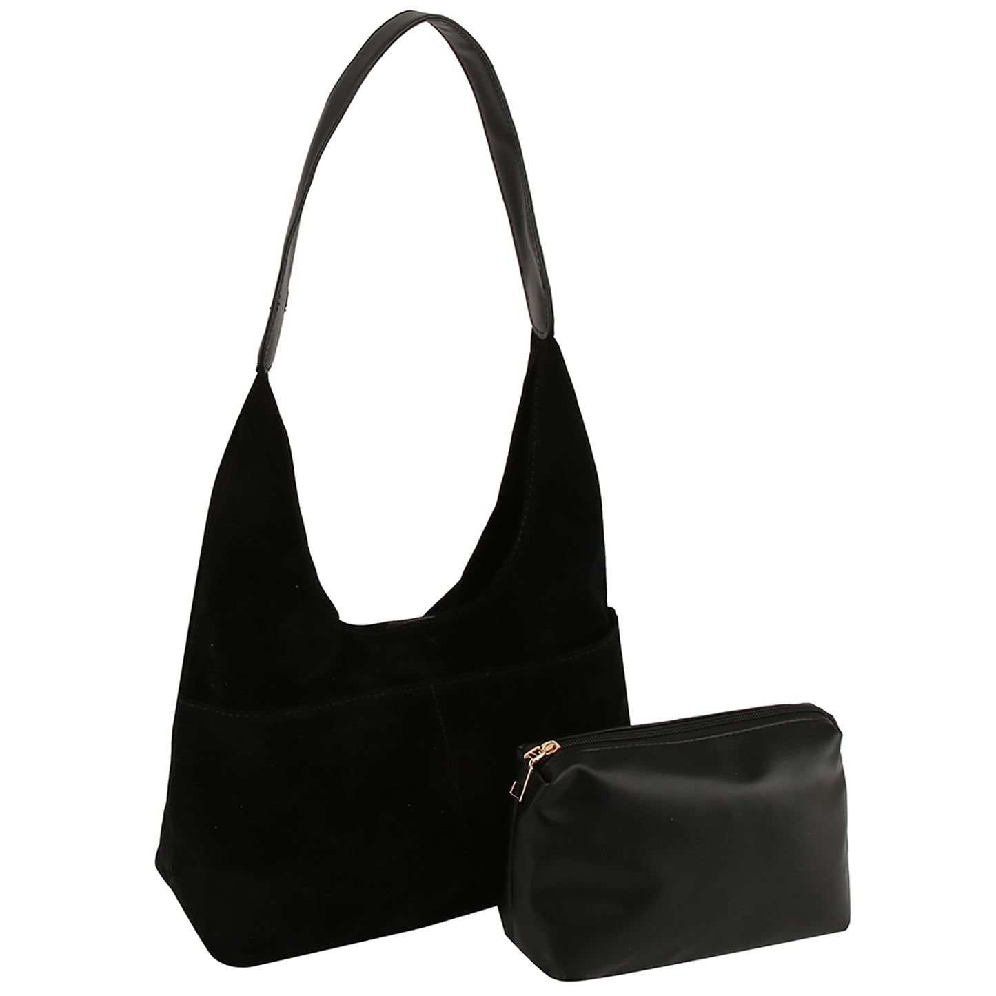 Suede 2-in-1 Hobo Shoulder Bag