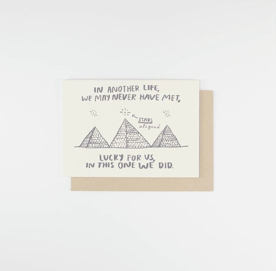 Lucky For Us Greeting Card