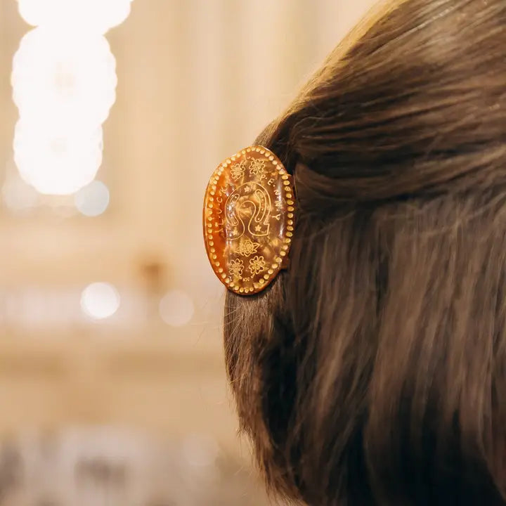 Lucky Penny Claw Clip