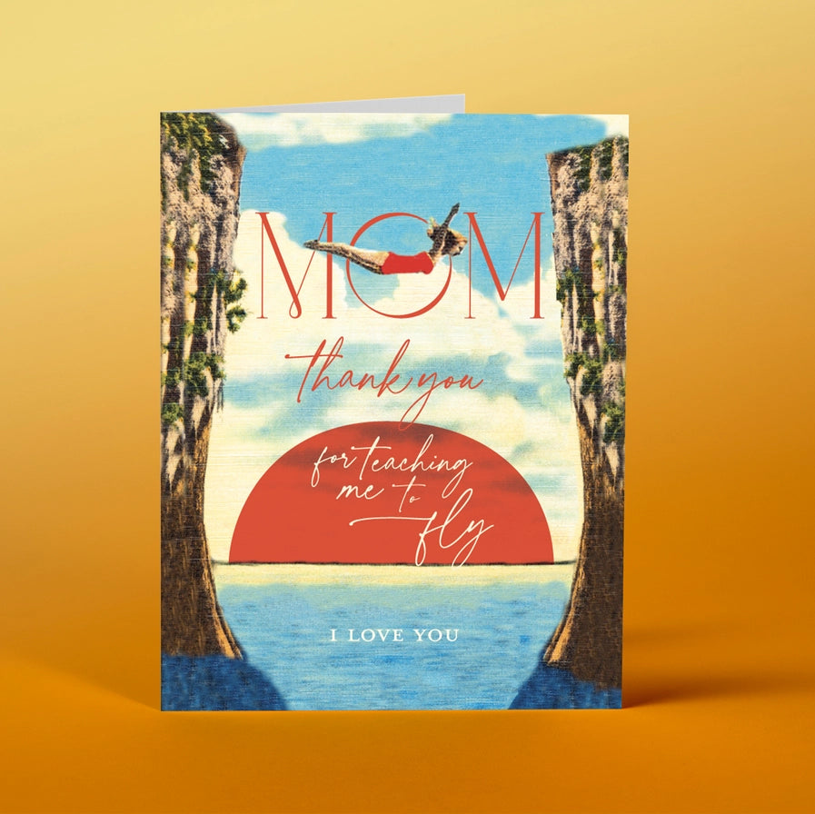 Mom Fly Mothers Day Card