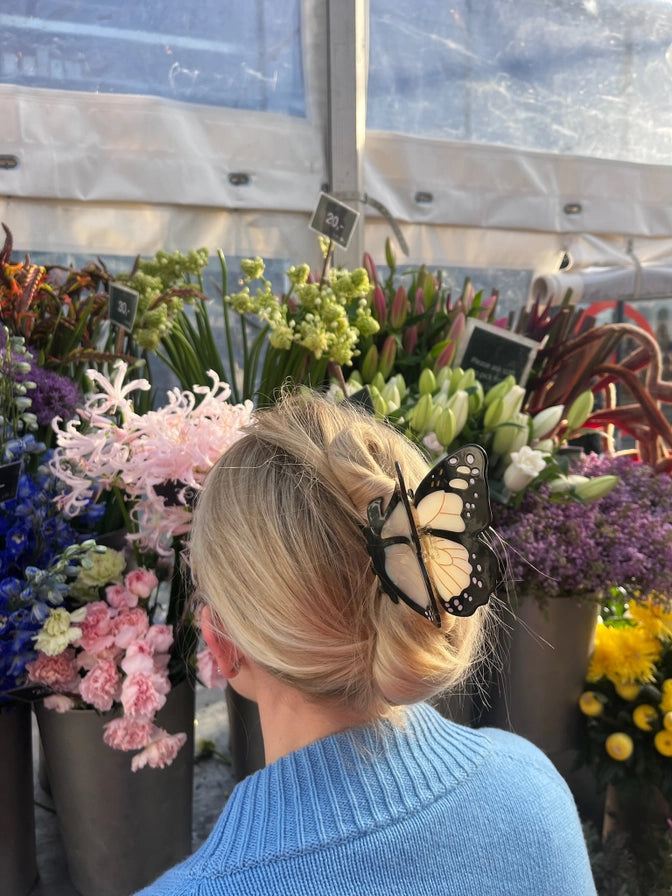 Large Monarch Butterfly Hair Clip