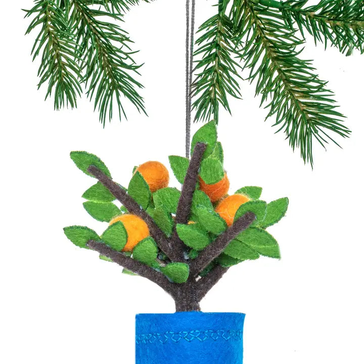 Orange Tree Ornament