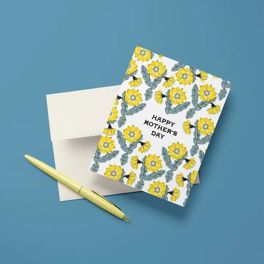 Orchid Cactus Mother's Day Card