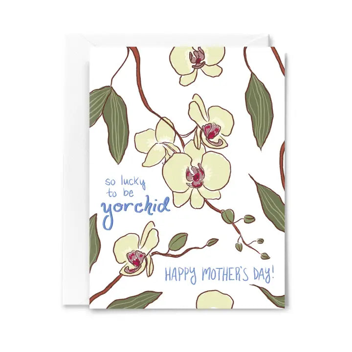 Orchid Mother's Day Card